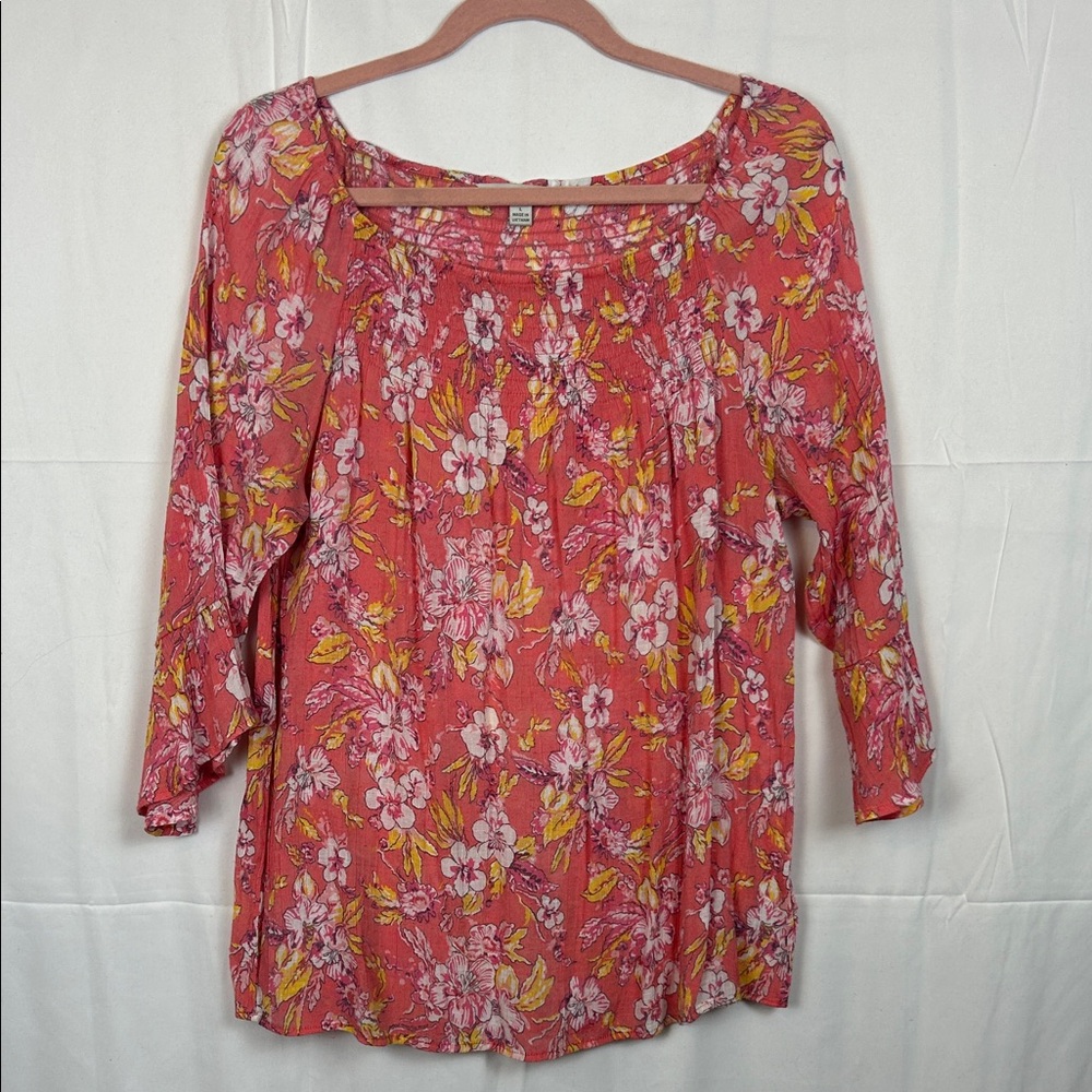 Counterparts Pink Floral Blouse
